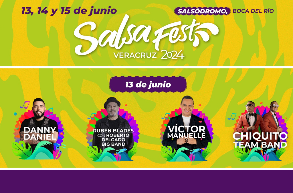 Salsa Fest Veracruz 2024 – Jueves 13 de Junio